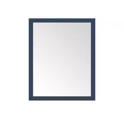 Home Decorators Collection Mayfield 28 in. W x 36 in. H Rectangular Framed Wall Bathroom Vanity Mirror in Grayish Blue