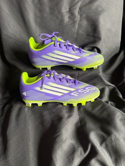 Adidas F50 Soccer Cleats Purple Neon Yellow
