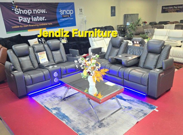 Power Reclining Livingroom Furniture Sectional Couches Sofa Furniture Only $49 Down No Credit Needed
