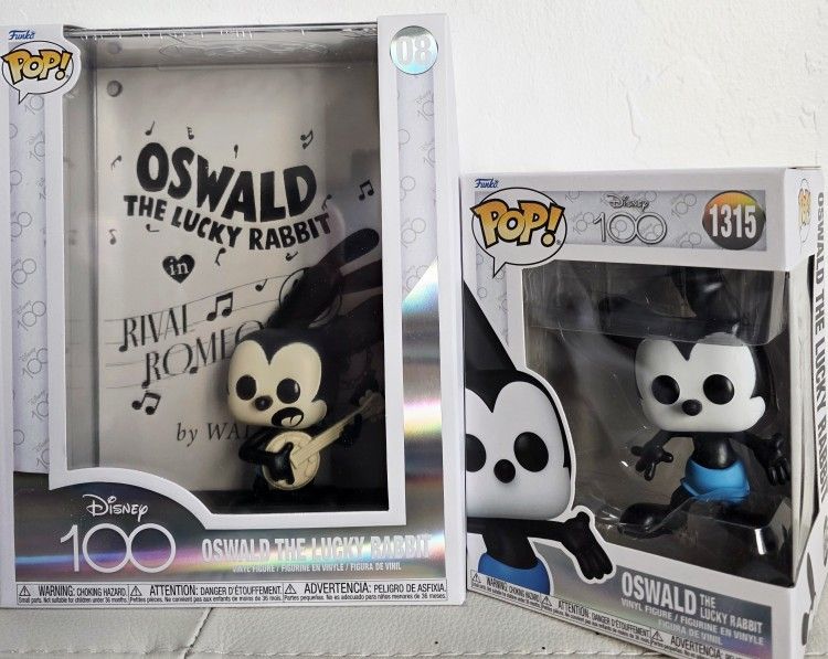 Funko Pop Disney Oswald The Lucky Rabbit Set