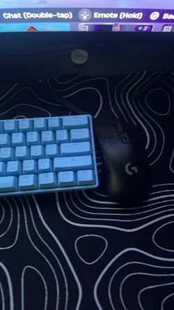 Mouse and keyboard with chip for mouse