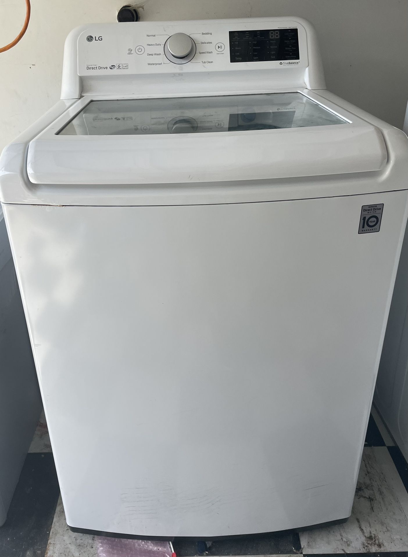 LG Top Load Washer WT7100CW Washing Machine