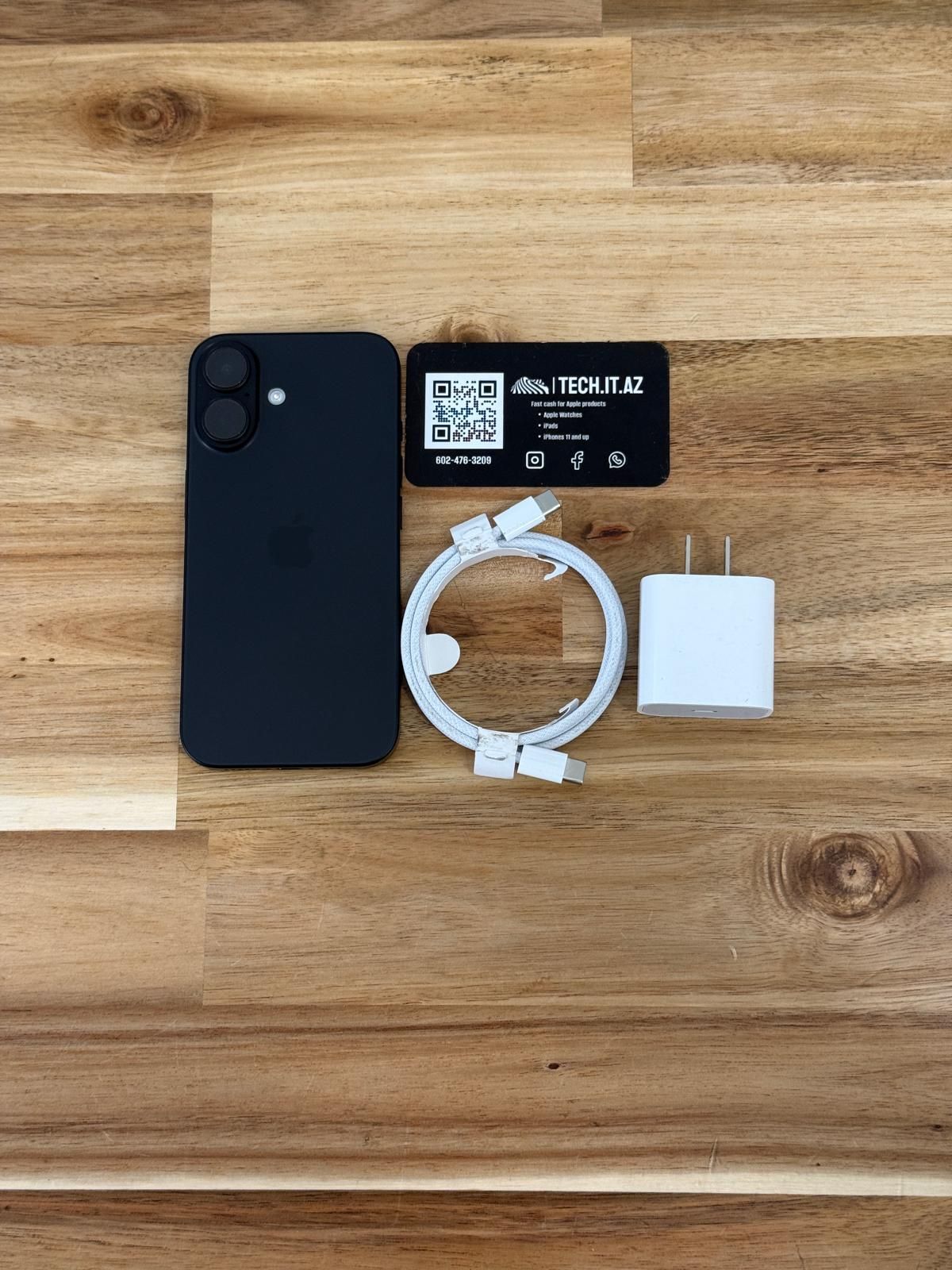 📱 iPhone 16 | 128GB | Black | T-Mobile/Metro PCS Only | Hablo Español 