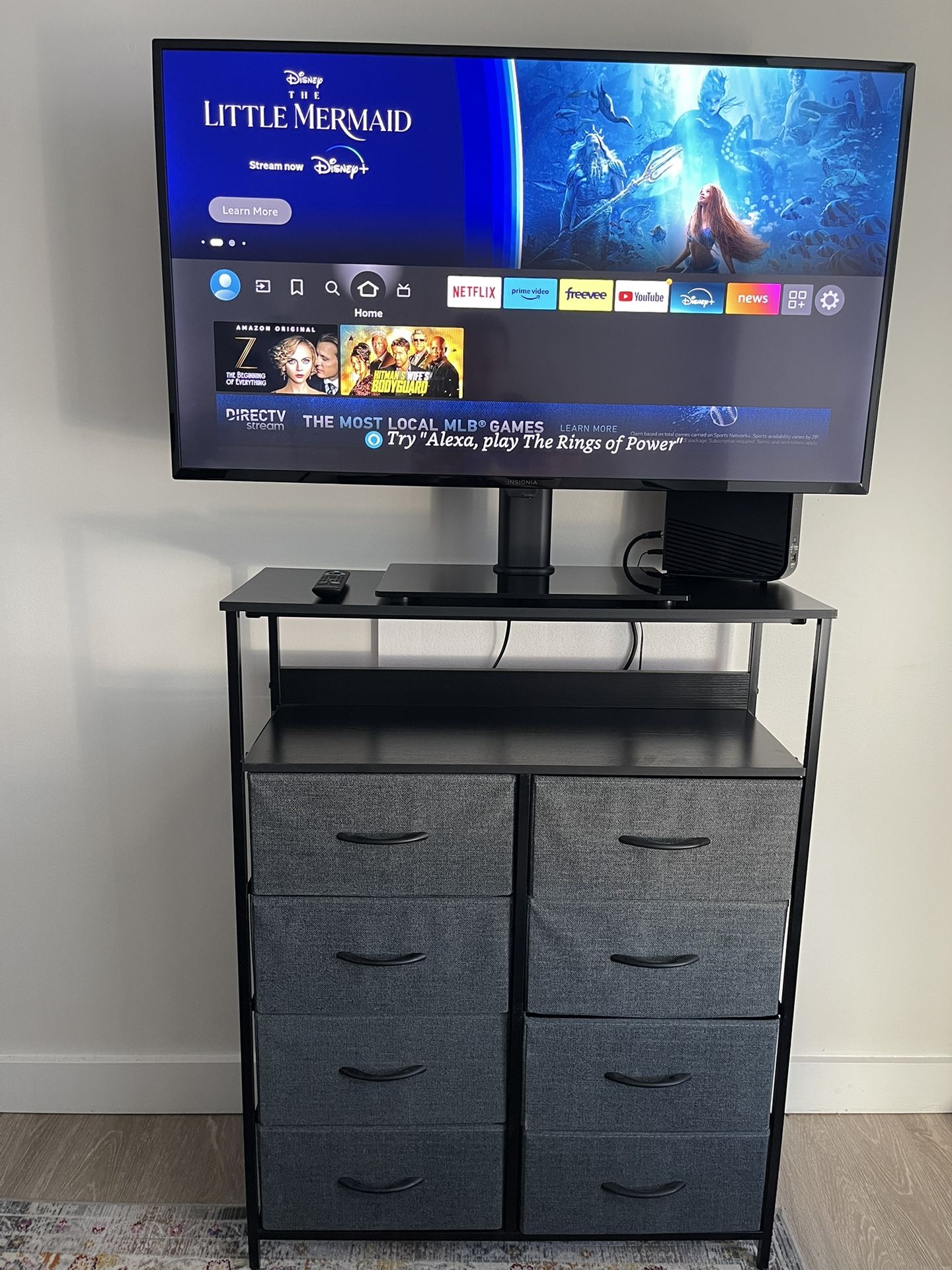 42” Smart TV + Stand + Dresser