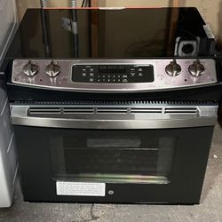 NEW 30" DROP-IN GE GlassTop Electric Range w/SELF-CLEAN Oven 