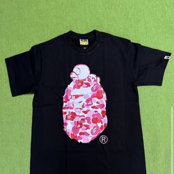 Bape tee black L,M