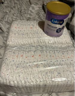 Enfamil Gentlease and Size 2 Huggies