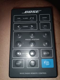 Bose Wave Radio Remote Control for AWR1-1W AWR1-2W AWR113 AWR131 AWR1W1
