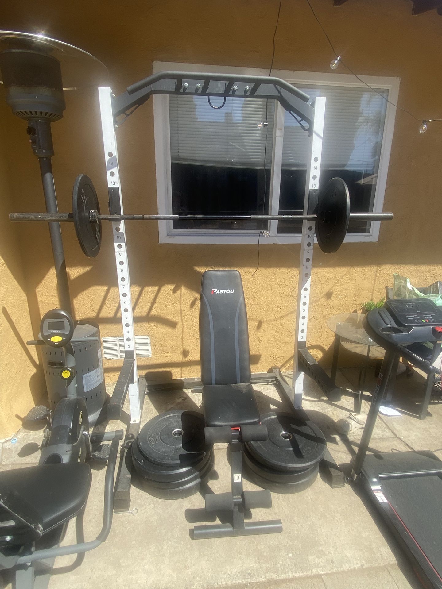 Full Weight Set With Bench