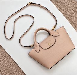 Longchamp Le Pliage Cuir Mini Handbag