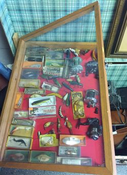 Vintage Fishing Lures, reels, rods and more