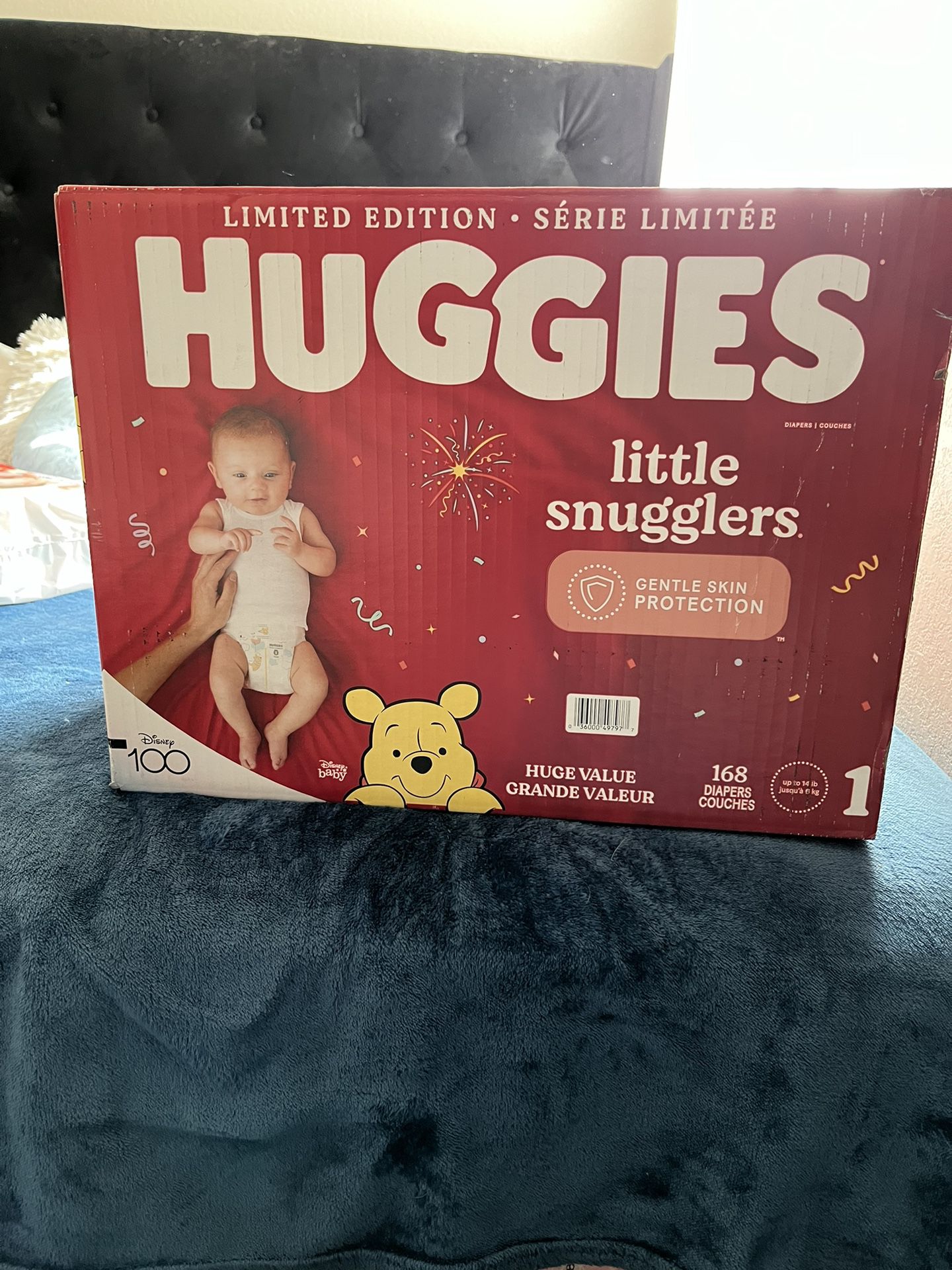 Brand New Box Huggies Diapers 