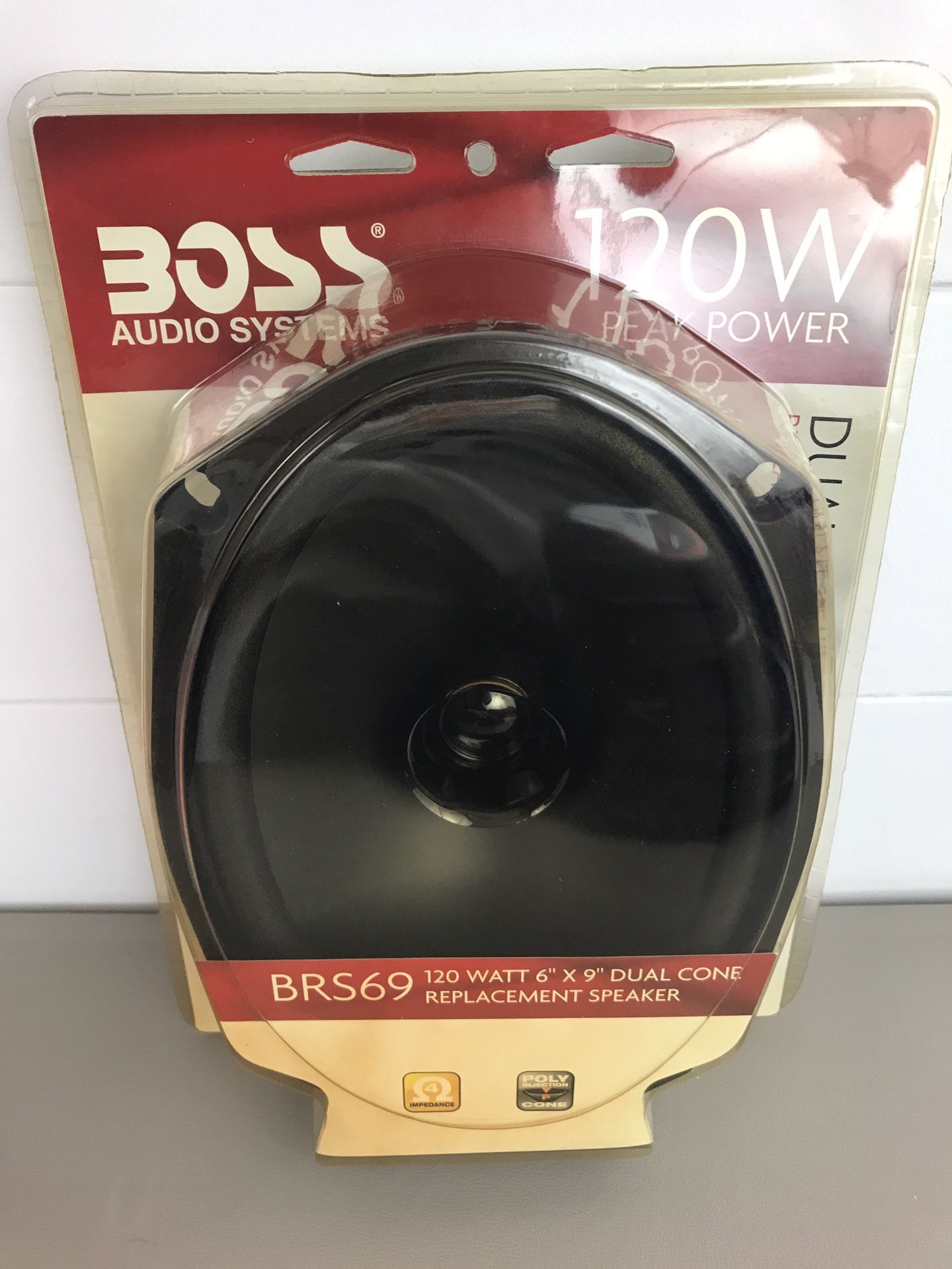 2 NEW Boss Audio Systems BRS69 120 Watt 6”x9” Dual Cone Replacement Car Speakers
