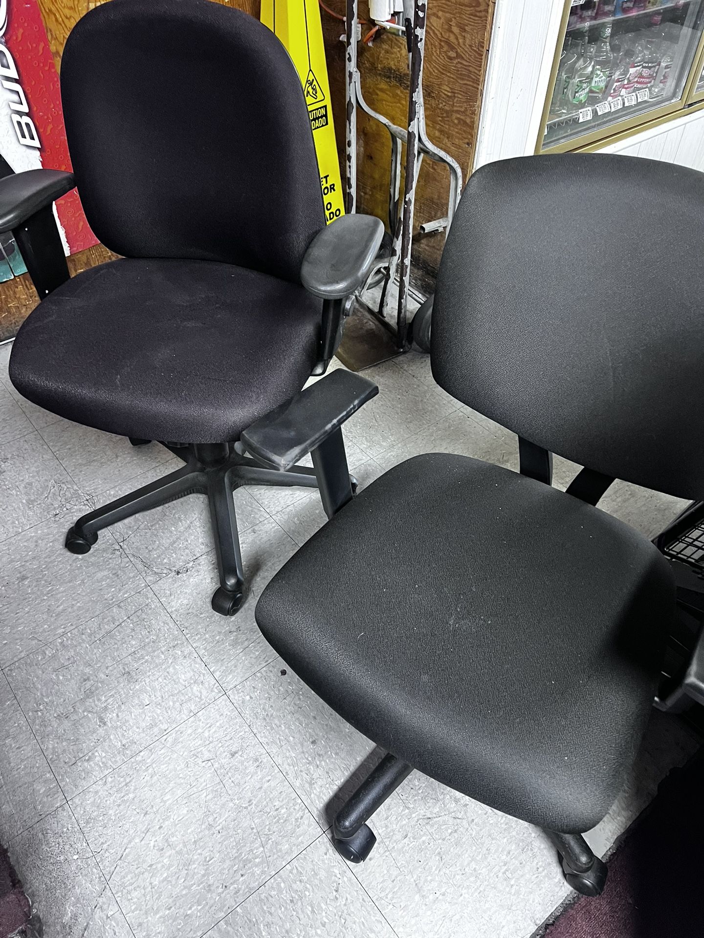 2 office chairs