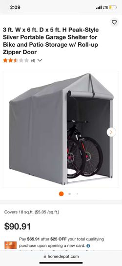 Bicycle storage shed 