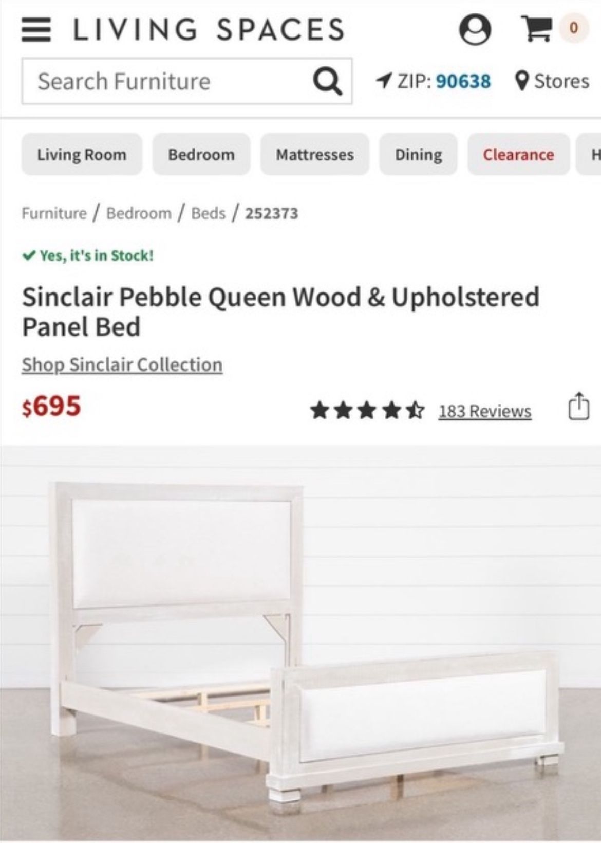 Queen Bed Frame & Nightstand 