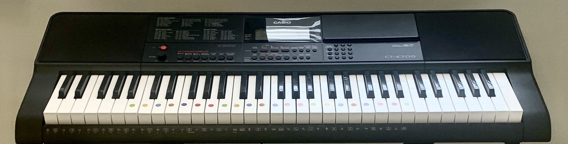 CASIO CT-X700 Keyboard  With Student Tutor