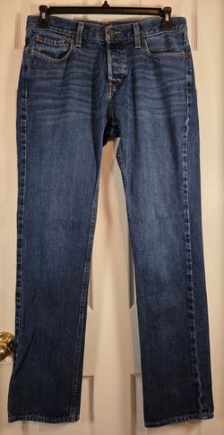 Men's Holister Slim Straight- Leg Denim Jeans (0023)