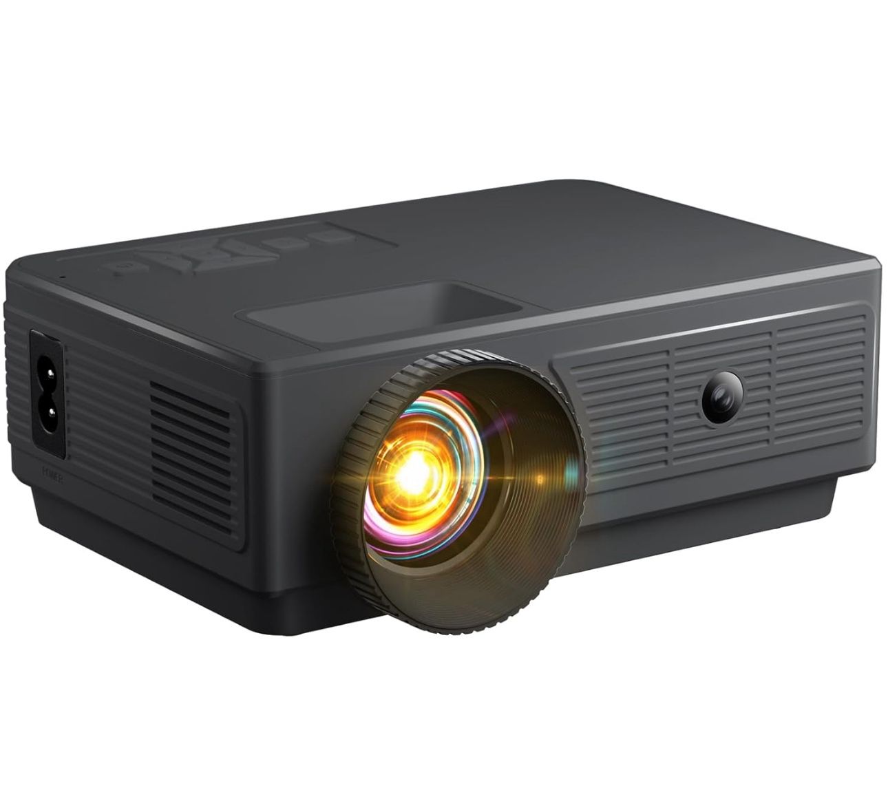 GooDee Mini Projector for Outdoor & Home Theater, Phone Projector Compatible with HDMI, USB, TV Stick, Laptop, iOS and Android
