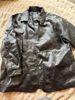 Levi Faux Leather Jacket Vintage Look 
