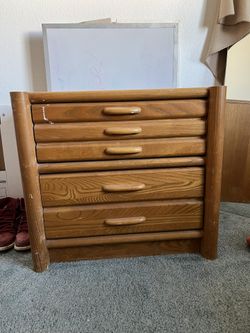 Wooden Drawers/ Night Stand