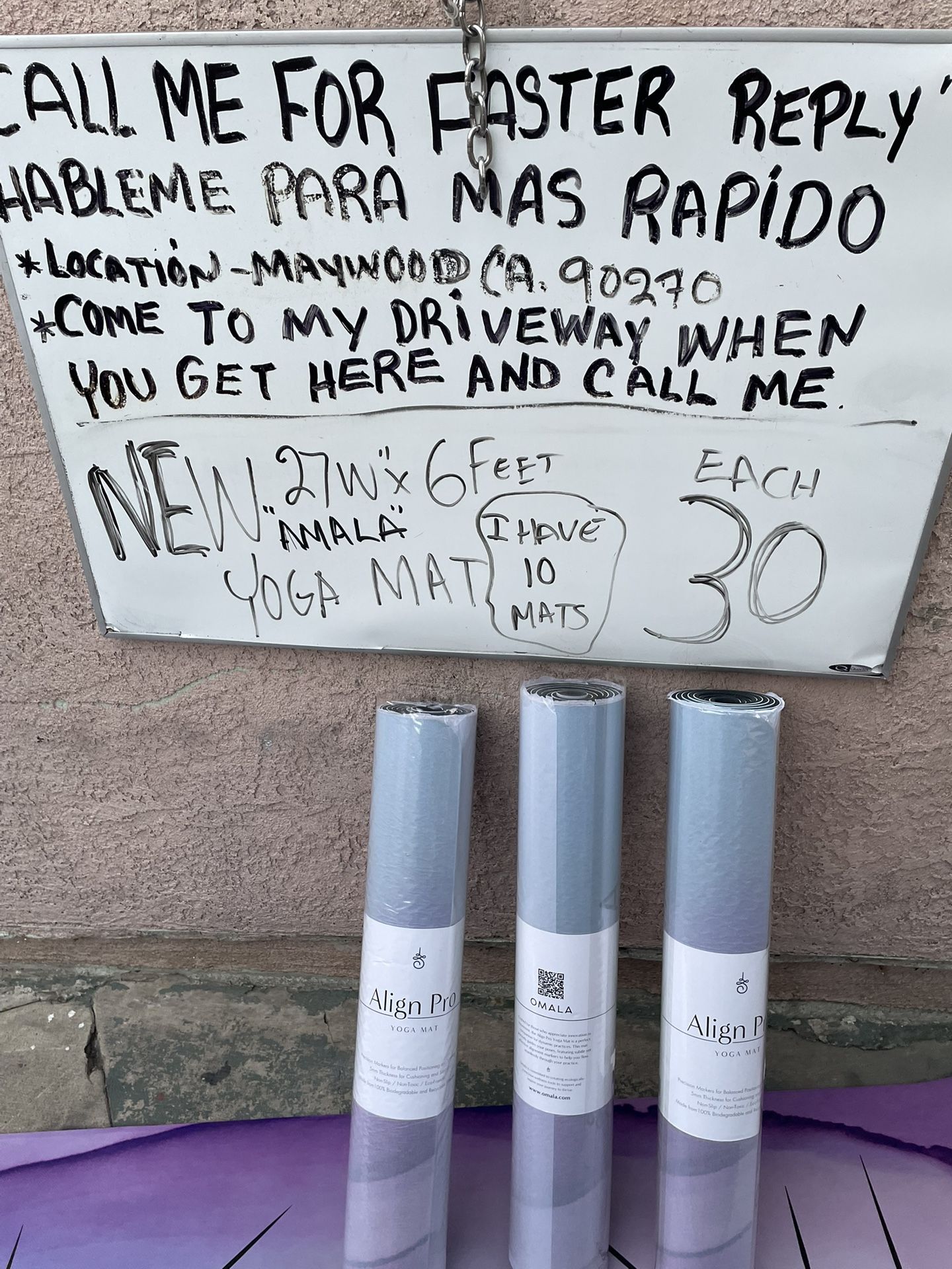 New Yoga Mats$30 Each