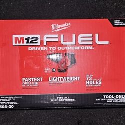 Milwaukee
M12 FUEL 12V Lithium-Ion Brushless Cordless 5/8 in. SDS-Plus Rotary Hammer Drill (Tool-Only)
