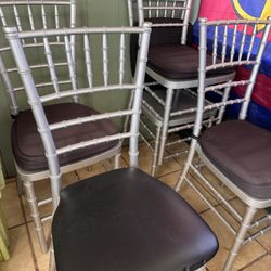 The CHIAVARI Silver Resin Chair 