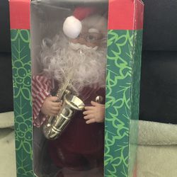 Santa Claus With Saxophone  