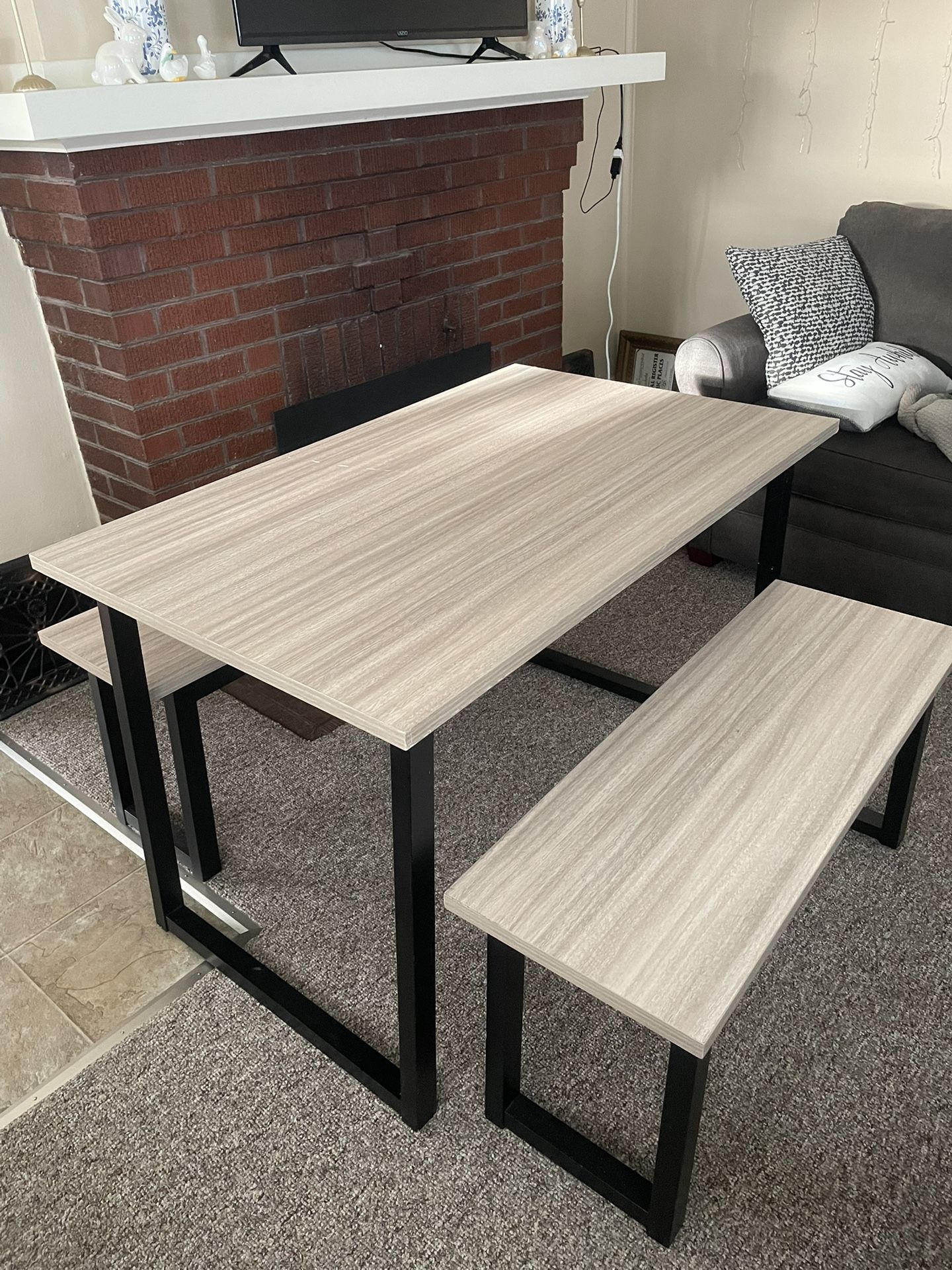 Ashley Furniture Waylowe Rectangle Dining Table Set