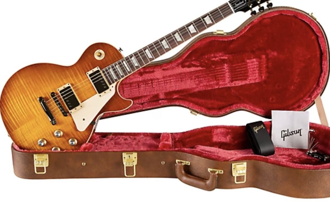 Brand New Gibson Les Paul Standard '60s AAA Flame Top Guitar Center-Exclusive Electric Guitar Honey Lemon Burst
