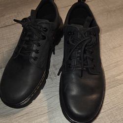 Doc Dr Martens Reeder Men’s 12 Black Leather Lace Up Oxfords Shoes
