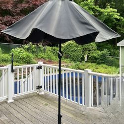 Outdoor Patio Umbrella With Stand 