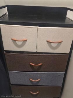 Dresser - 5 drawer 43 " tall, 12 depth, 23 wide