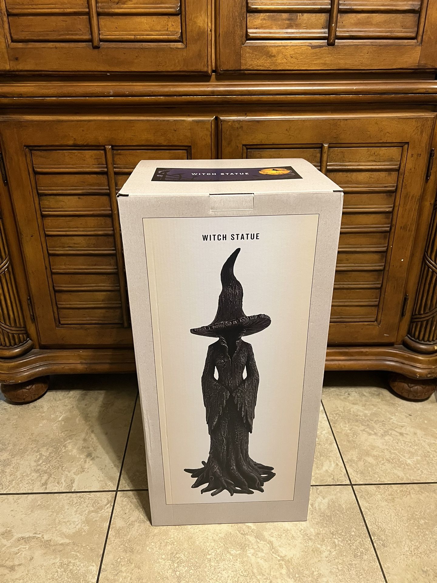 Cracker Barrel Halloween Witch Statue 24”