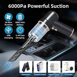 5-in-1 Mini Vacuum Cleaner | Car, Desktop & Insect Catcher | Warehouse Sale