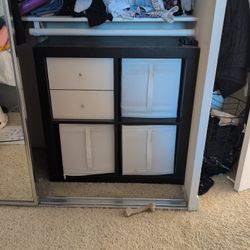 4 Square Organizer With Cubes And Drawers