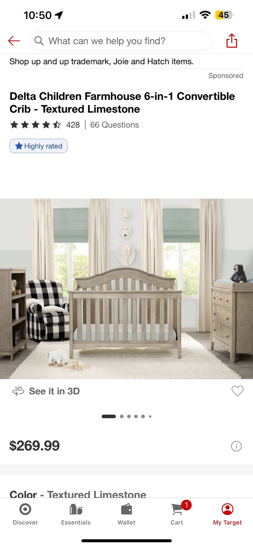BRAND NEW crib And Mattress