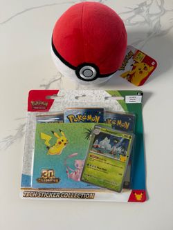 Pokemon 30th Celebration Tech Sticker Collection Booster Packs
