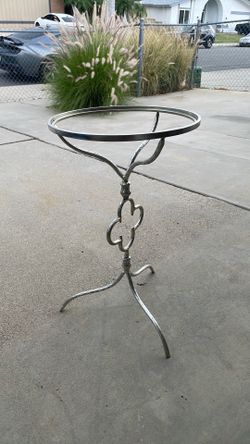 metal table