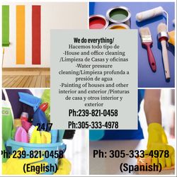 Cleaning,painting and more