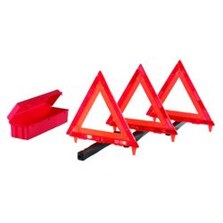 Triangle Warning Flare Kit - DOT Approved - Fleetrite - BRAND NEW