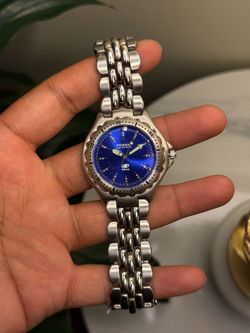 Fossil vintage blue dial men’s watch