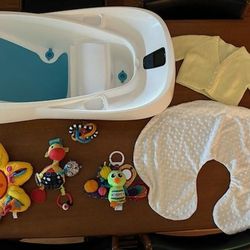 Baby Bundle - 6 Items: Tub, Toys, Sweater...