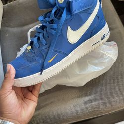 Nike Blues Air Force 1s 