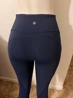 Lululemon dark blue leggings size 6 (pockets)