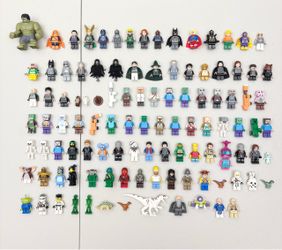 LEGO Minifigures Lot Marvel DC Minecraft Harry Potter Ninjago & More