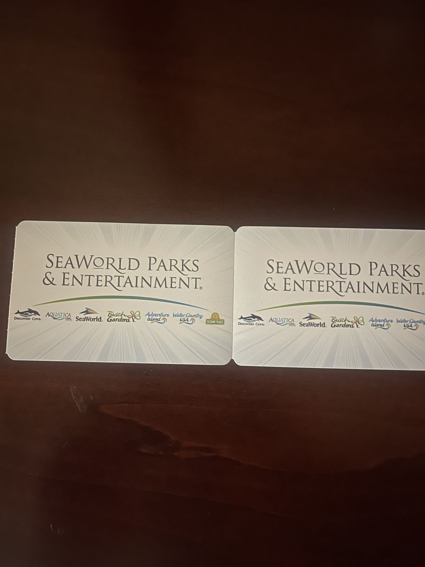 2 Aquatica Passes For One Day