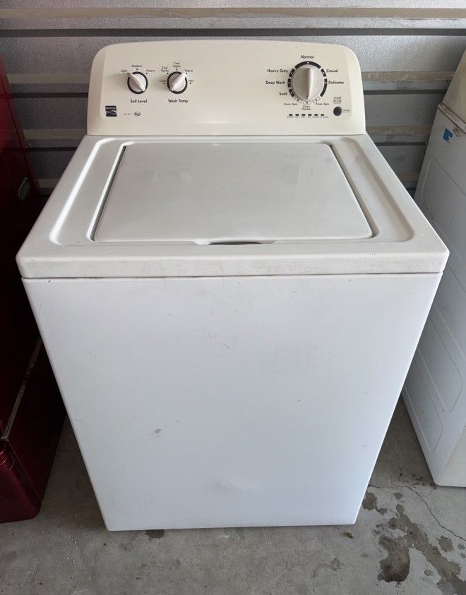 White Kenmore Washer