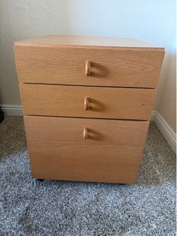 Filing/Storage Cabinet - Oak